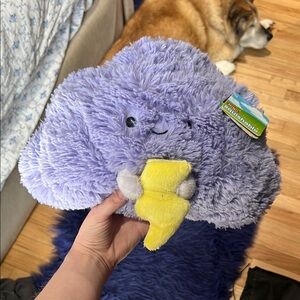 Cozy Cloud Plush Toy- Purple and Yellow